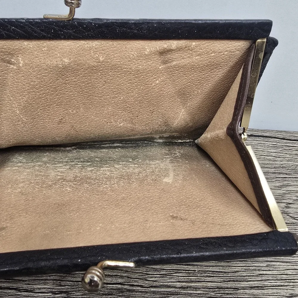 VTG Dooney & Bourke 'All Weather' Black Tan Zip-top Satchel‎ Handbag & Wallet